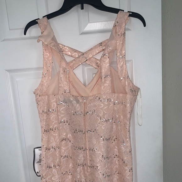 New with tags pink with silver sequin Juniors M - Picture 3 of 5